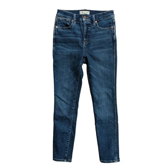 Like New Madewell Women's 10" High-Rise Skinny Jeans Size 26P Style MA624 - Picture 1 of 10